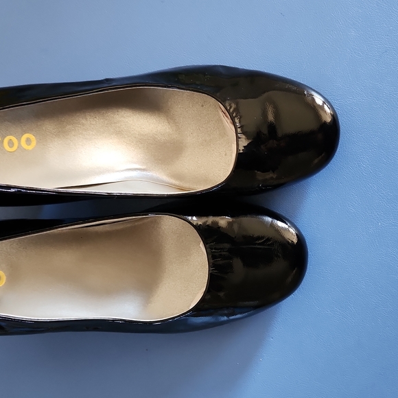 ME TOO, Size 8 1/2, black leather (patient leather) comfy shoe #1091 - Picture 3 of 7